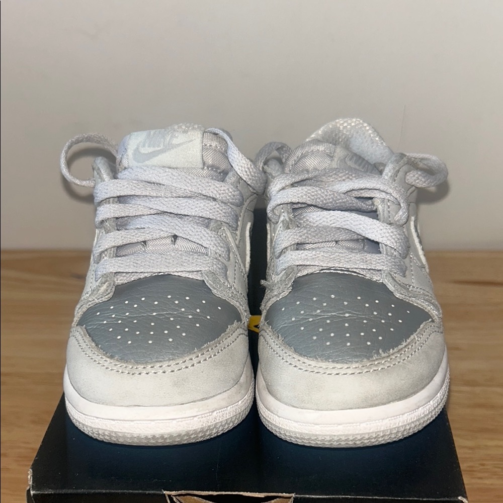 Kids Gray Nike Sneakers